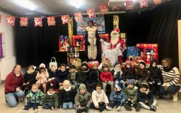 Les M1 Lapins et girafes et Saint-Nicolas